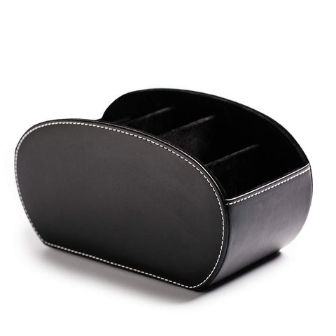 Tv Remote Control Holders Organizer Box with 5 Compartment Leather Multi-Functional Office Organization and Storage Tv Remote In Australia - Darrahopens