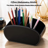 Tv Remote Control Holders Organizer Box with 5 Compartment Leather Multi-Functional Office Organization and Storage Tv Remote In Australia - Darrahopens