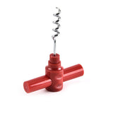 Travel Pocket Wine Corkscrew Portable Wine Opener Wine Cork Opener Mini Cork Screw Restaurant Wine Bottle Travel （red）