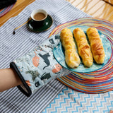 Oven Mitts Professional Heat Resistance Kitchen Oven Soft Cotton Gloves for Grilling Cooking Microwave BBQ Baking, 2pcs with Soft In Australia - Darrahopens