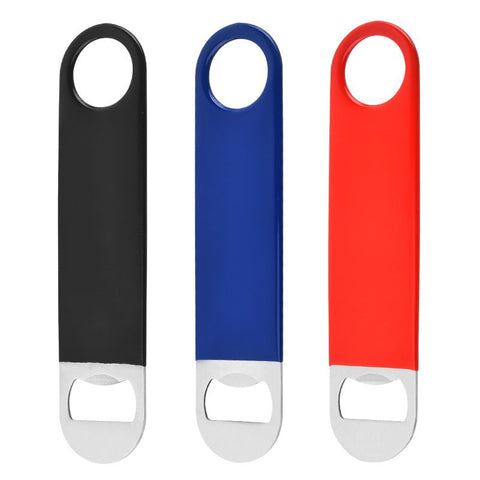 3 Pack Heavy Duty Stainless Steel Flat Bottle Opener, Flat Bottle Opener, Solid and Durable Beer Opener (3pcs)