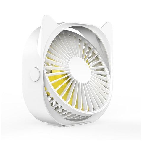 USB Desk Fans Small Quiet-Mini Cute Desktop Fan USB Powered 3 Wind Speeds 360° Rotatable Little Portable Personal Table Fans Fast In Australia - Darrahopens