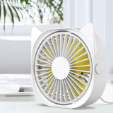 USB Desk Fans Small Quiet-Mini Cute Desktop Fan USB Powered 3 Wind Speeds 360° Rotatable Little Portable Personal Table Fans Fast In Australia - Darrahopens