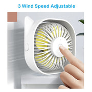 USB Desk Fans Small Quiet-Mini Cute Desktop Fan USB Powered 3 Wind Speeds 360° Rotatable Little Portable Personal Table Fans Fast In Australia - Darrahopens