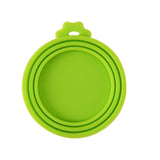 Pet Food Can Cover Silicone Can Lids for Dog and Cat Food(Universal Size,One fit 3  Size Food Cans),Blue and Green In Australia - Darrahopens