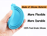 Pet Food Can Cover Silicone Can Lids for Dog and Cat Food(Universal Size,One fit 3  Size Food Cans),Blue and Green In Australia - Darrahopens