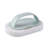 Kitchen Sponge Cleaning Sponge with Plastic Handle, All Purpose Brush Scrubber for Dishes, Non-Stick Pans, Bathroom- 2 Colors