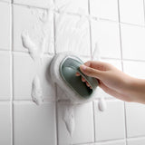 Kitchen Sponge Cleaning Sponge with Plastic Handle, All Purpose Brush Scrubber for Dishes, Non-Stick Pans, Bathroom- 2 Colors