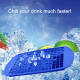 Silicone Mini Ice Cube Trays 2 Pack, 160 Small Ice Cube Molds Easy Release Crushed Ice Cube for Chilling Cocktail