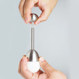 Stainless Steel Egg Cracker Topper Cutter Egg Cracker Opener Shell Separator Remover Egg Cutting Tool for Hard Soft Boiled Eggs