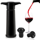 Wine Saver with 2 Vacuum Stoppers, Wine Stopper, Wine Preserver, Reusable Bottle Sealer Keeps Wine Fresh,Ideal Wine Accessories In Australia - Darrahopens