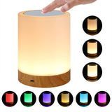 Night Light, Touch Lamp for Bedrooms Living Room Portable Table Bedside Lamps with Rechargeable Internal Battery Dimmable Warm