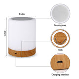 Night Light, Touch Lamp for Bedrooms Living Room Portable Table Bedside Lamps with Rechargeable Internal Battery Dimmable Warm