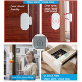Door Window Pool Alarm with Remote Control,Wireless Magnetic Sensor Anti-Theft Door Alarms for Kids Safety Home Store Garage