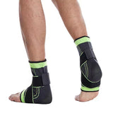 Ankle Brace for Men&Women Adjustable Compression Ankle Support Ankle Sleeve for Plantar Fasciitis,Achilles Tendon (Green, X-Large In Australia - Darrahopens