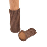 4 pcs Knitting Wool Furniture Socks Chair Leg Socks Furniture Sliders That Protect Hardwood Floors from Scratches Socks Gifts
