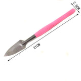 Garden Tools Set 3-Piece Plant Tools Set Indoor Hand Tools for Flowers Succulent Tranplanting （3pcs pink）