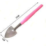 Garden Tools Set 3-Piece Plant Tools Set Indoor Hand Tools for Flowers Succulent Tranplanting （3pcs pink）