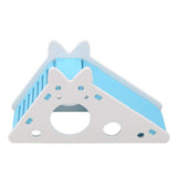 Hamster House with Stair and Slides Odorless Wooden Home DIY Hideout Exercise Toys Living for Squirrels Gerbils Hamsters In Australia - Darrahopens