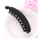 Matte Texture Plastic Hair Clip Banana Clip, Temperament Women Banana Clip Ponytail Barrettes Hair Accessories(3pcs) In Australia - Darrahopens