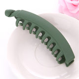 Matte Texture Plastic Hair Clip Banana Clip, Temperament Women Banana Clip Ponytail Barrettes Hair Accessories(3pcs)