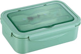 Bento Boxes for Adults - Bento Lunch Box For Kids Childrens With Spoon & Fork - Durable Perfect Size for On-the-Go Meal, BPA-Free