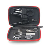 DIY Home Repair Tool Kit, Ceramics Tweezers,Diagonal Pliers,Folding Scissors, Brush, Screwdrivers with A Carrying Zipper Case In Australia - Darrahopens
