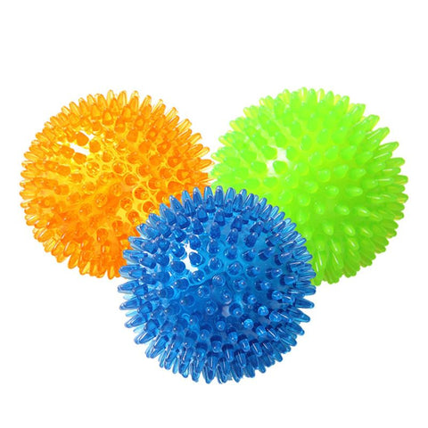 Squeaky Balls for Dogs Small,Fetch Balls for Dogs Rubber 3 Pack Bright Colors Puppy Toys Dog Toy Balls Dog Squeaky Toys Spike Ball In Australia - Darrahopens