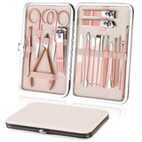 Nail Clippers for Men Women,18 In 1 Stainless Steel Nail Kit Professional Manicure Pedicure Kit Nail Scissors Cuticle Trimmer Nail In Australia - Darrahopens