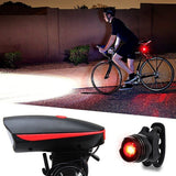 Rechargeable Bicycle Light Set with Horn, Super Bright,Easy Install,Fits All Mountain and Road Bikes, Far Visibility - Waterproof In Australia - Darrahopens