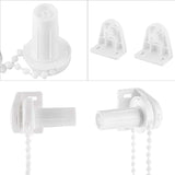 Roller Blind Fitting Repair Kit, Roller Blind Clutch 17mm Roller Blind Shade Clutch Bracket Side Pulley Chain Repair Fitting Kit