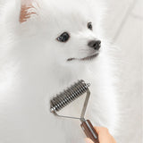 Dog Deshedding Tool - Dog Hair Brushes For Grooming,Undercoat Rake For Deshedding & Dematting, Dog Grooming Rake Brush Cuts In Australia - Darrahopens