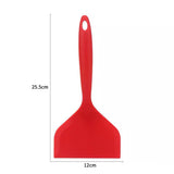 2 Pcs Wide Silicone Spatula Spatula Shovel Turner Nonstick Fried Shovel Fish Spatula Silicone Wide Flexible Turner for Nonstick