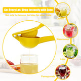 Yellow Lemon Squeezer -  Metal Manual Hand Juicer Tool, Lemon & Lime Squeezer,Kitchen Tools for citrus juicer & Dishwasher Safe