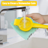 Yellow Lemon Squeezer -  Metal Manual Hand Juicer Tool, Lemon & Lime Squeezer,Kitchen Tools for citrus juicer & Dishwasher Safe