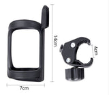 Bike Cup Holder, Bike Water Bottle Holders, Universal Rotation Cup Holder for Bicycle, Stroller, Scooter, Walker, Wheelchair
