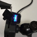 Shelf Motorcycle Scooter X-Type Mobile Phone Holder Bracket Source Navigation with Waterproof Switch （black） In Australia - Darrahopens