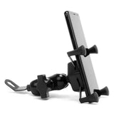 Shelf Motorcycle Scooter X-Type Mobile Phone Holder Bracket Source Navigation with Waterproof Switch （black） In Australia - Darrahopens