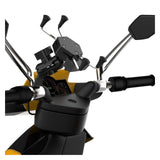 Shelf Motorcycle Scooter X-Type Mobile Phone Holder Bracket Source Navigation with Waterproof Switch （black） In Australia - Darrahopens