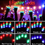Gloves Girls Boys Toys Age 3-12 Years Old Light Up Gloves for Kids stocking stuffers Halloween Christmas Birthday Parties （a pair）