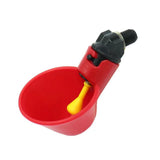 Automatic Drinking Bowl for Pigeon and Chicken Quail Drinking Device Chicken Drinking Bowl Drinking （red） In Australia - Darrahopens