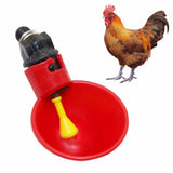 Automatic Drinking Bowl for Pigeon and Chicken Quail Drinking Device Chicken Drinking Bowl Drinking （red） In Australia - Darrahopens