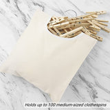 Durable Reusable Oxford Cloth Portable Hanging Storage Hook for Hanging and Effortlessly Sliding on The Clothesline with a Large