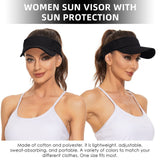 Protection Cap Hats Visor Hat Sports Sun Visor Hats Cotton Twill Ball Adjustable Sun Caps for Men Women