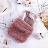 Hot-Water Bag，Winter Cartoon Reusable Cap Hand Warmer Belly Bag Cute Hot Water Bottle with Cover, Detachable Rabbit Rubber Hot In Australia - Darrahopens
