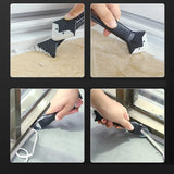 3 in 1 Silicone Caulking Tools, Glass Glue Angle Scraper, Stainless Steelhead Caulk Remover and Sealant Scraper, for Kitchen
