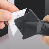 3 in 1 Silicone Caulking Tools, Glass Glue Angle Scraper, Stainless Steelhead Caulk Remover and Sealant Scraper, for Kitchen