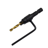Hex Shank Countersink Drill Bit Power Tools Accessories for Plastic Metal Woodworking Tool by Power Drill 5Pcs/Set #5#6#8#10#12