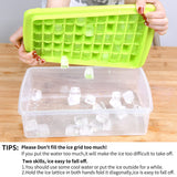 Crisper Ice Tray Whiskey Ice Mold Ice Chilling Tray Round Ice Cube Maker Square Ice Cube Maker Maker Machine 55-grid Ice In Australia - Darrahopens