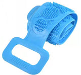 Silicone Back Scrubber for Shower, with Handle Body Washer,60 cm Extra Long Exfoliating Texture Scrubbing Pad Perfect for Dry In Australia - Darrahopens